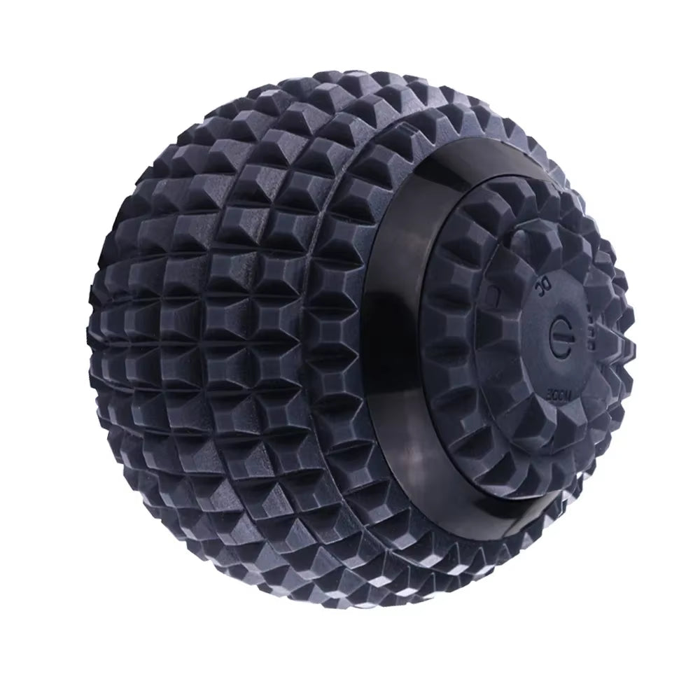 Electric vibrating massage ball for foot pain relief and fitness recovery.