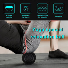 Yoga special relaxation ball for deep muscle massage, electric vibrating massage ball for foot pain relief and fitness recovery.