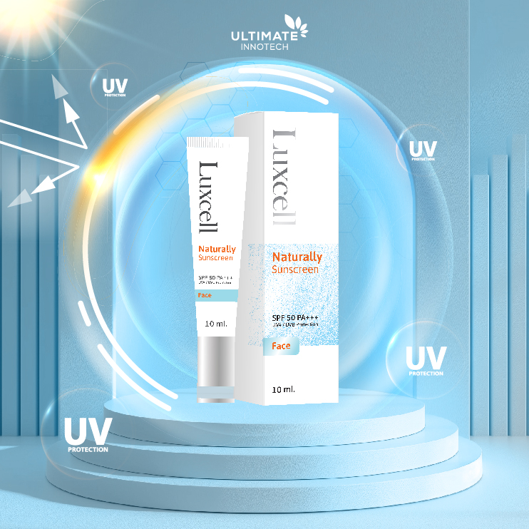 Luxcell Naturally Sunscreen — กันแดดเนื้อขาว