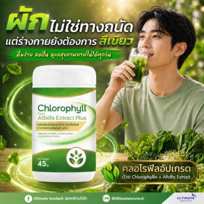 Chlorophyll From Alfalfa Extract Plus