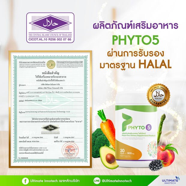 ใบรับรองฮาลาลของไฟโตไฟว์