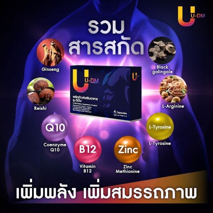 U-DM seven highlighted ingredients